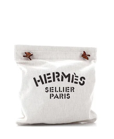 Pre-owned Pre-owned Hermes  Hermes Mm Aline Bag Toile In Neutral