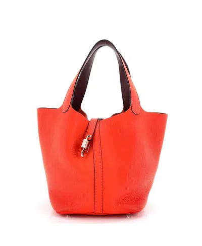 Pre-owned Pre-owned Hermes  Hermes Mm Eclat Picotin Lock Bag Clemence