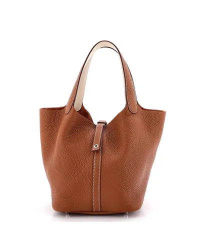 Pre-owned Pre-owned Hermes  Hermes Mm Eclat Picotin Lock Bag Clemence