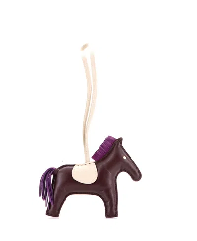 Pre-owned Pre-owned Hermes  Hermes Mm Grigri Rodeo Bag Charm Leather