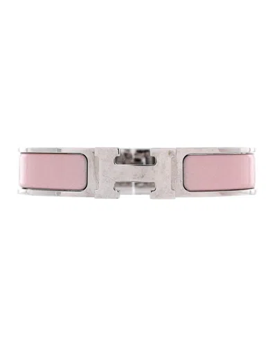 Pre-owned Pre-owned Hermes  Hermes Narrow Clic H Bracelet Enamel