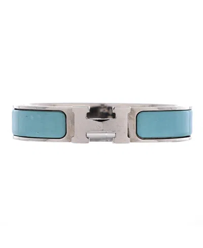 Pre-owned Pre-owned Hermes  Hermes Narrow Clic H Bracelet Enamel