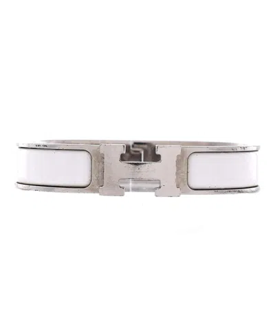 Pre-owned Pre-owned Hermes  Hermes Narrow Clic H Bracelet Enamel