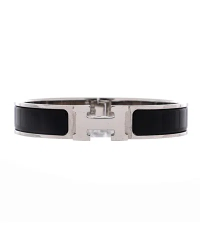 Pre-owned Pre-owned Hermes  Hermes Narrow Clic H Bracelet Enamel