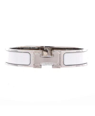 Pre-owned Pre-owned Hermes  Hermes Narrow Clic H Bracelet Enamel