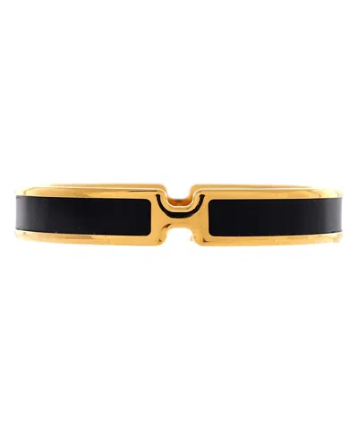 Pre-owned Pre-owned Hermes  Hermes Olympe Bracelet Metal And Leather In Leather/silver Tone