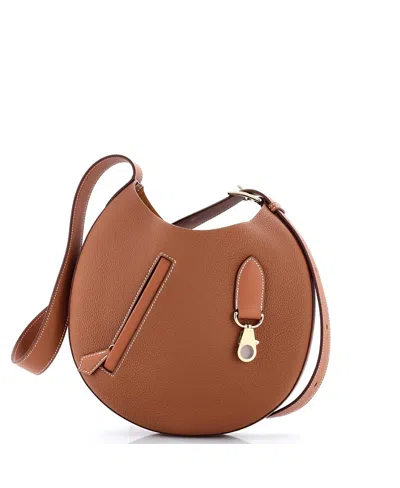 Pre-owned Pre-owned Hermes  Hermes Petite Arcon Bag Togo And Swift In Brown