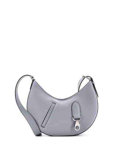 Pre-owned Pre-owned Hermes  Hermes Petite Arcon Togo & Swift Leather Shoulder Bag In Gray