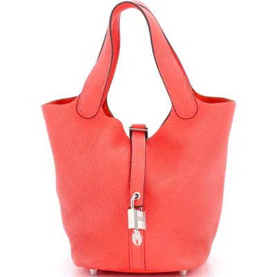 Pre-owned Hermes  Hermes Picotin Lock Bag Clemence Pm