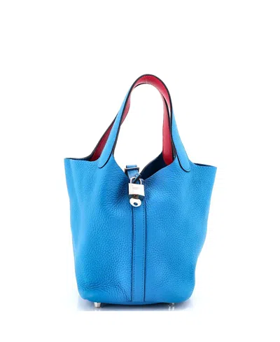 Pre-owned Pre-owned Hermes  Hermes Pm Eclat Picotin Lock Bag Clemence