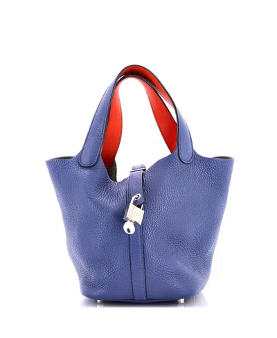 Pre-owned Pre-owned Hermes  Hermes Pm Eclat Picotin Lock Bag Clemence