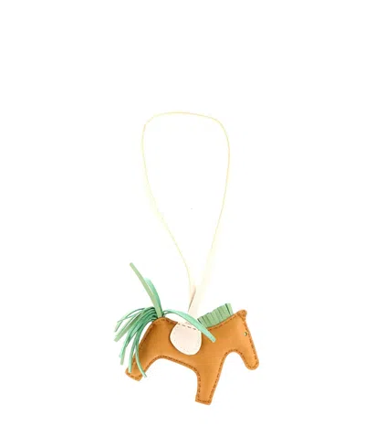 Pre-owned Pre-owned Hermes  Hermes Pm Grigri Rodeo Bag Charm Leather