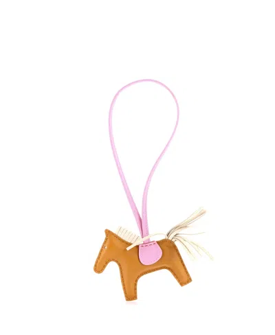 Pre-owned Pre-owned Hermes  Hermes Pm Grigri Rodeo Bag Charm Leather