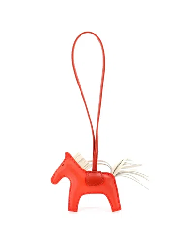 Pre-owned Pre-owned Hermes  Hermes Pm Grigri Rodeo Bag Charm Leather