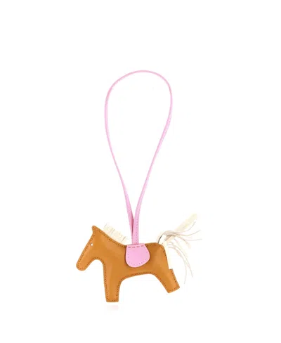 Pre-owned Pre-owned Hermes  Hermes Pm Grigri Rodeo Bag Charm Leather In Multi