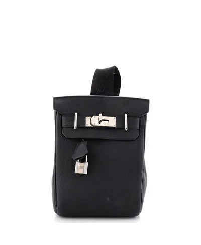 Pre-owned Pre-owned Hermes  Hermes Pm Hac A Dos Backpack Togo In Black