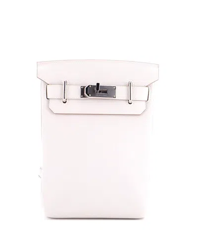 Pre-owned Pre-owned Hermes  Hermes Pm Hac A Dos Backpack Togo In Neutral