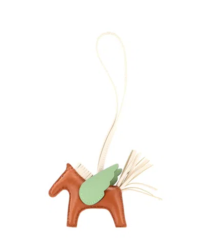 Pre-owned Pre-owned Hermes  Hermes Pm Pegase Rodeo Bag Charm Leather
