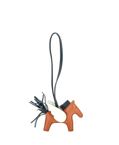 Pre-owned Pre-owned Hermes  Hermes Pm Pegase Rodeo Bag Charm Leather