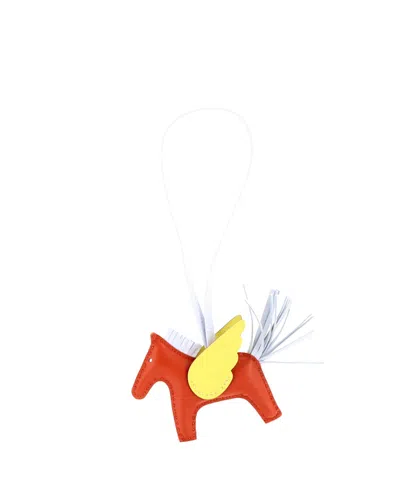 Pre-owned Pre-owned Hermes  Hermes Pm Pegase Rodeo Bag Charm Leather