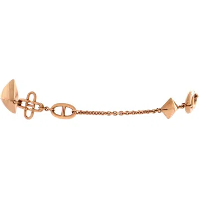 Pre-owned Hermes  Hermes Ronde Multi Bracelet 18k Rose Gold