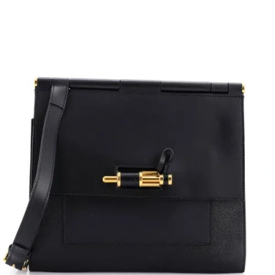 Pre-owned Hermes  Hermes Sacabar Shoulder Bag Epsom And Swift 24 In Black