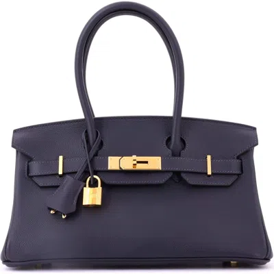 Pre-owned Hermes  Hermes Shoulder Light Birkin Bag Evercolor 29 In Brown