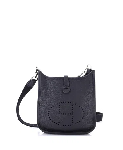 Pre-owned Pre-owned Hermes  Hermes Tpm Evelyne Bag Gen Iii Clemence In Black