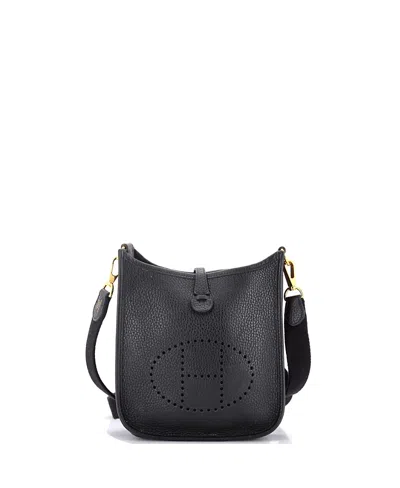 Pre-owned Pre-owned Hermes  Hermes Tpm Evelyne Bag Gen Iii Clemence In Black