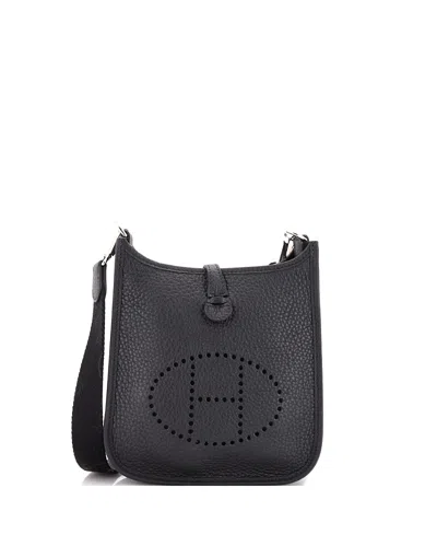 Pre-owned Pre-owned Hermes  Hermes Tpm Evelyne Bag Gen Iii Clemence In Black