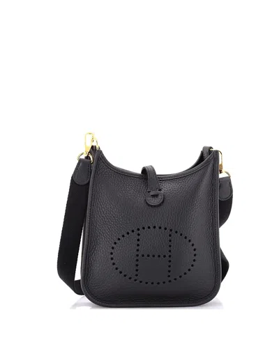 Pre-owned Pre-owned Hermes  Hermes Tpm Evelyne Bag Gen Iii Clemence In Black