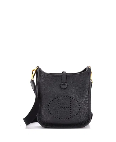 Pre-owned Pre-owned Hermes  Hermes Tpm Evelyne Bag Gen Iii Clemence In Black