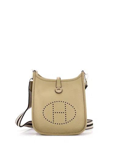 Pre-owned Pre-owned Hermes  Hermes Tpm Evelyne Bag Gen Iii Clemence In Brown