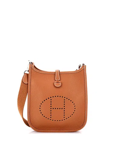 Pre-owned Pre-owned Hermes  Hermes Tpm Evelyne Bag Gen Iii Maurice In Brown