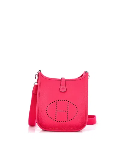 Pre-owned Pre-owned Hermes  Hermes Tpm Evelyne Bag Gen Iii Maurice In Pink