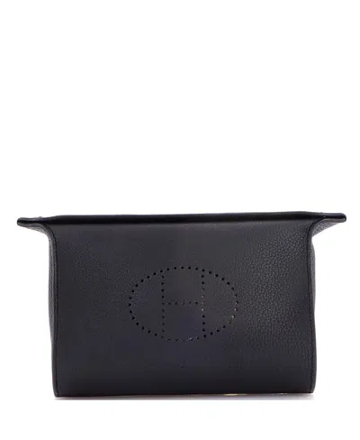 Pre-owned Pre-owned Hermes  Hermes Videpoches Bag Togo In Black