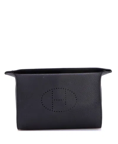 Pre-owned Pre-owned Hermes  Hermes Videpoches Bag Togo In Black