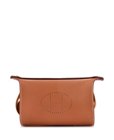Pre-owned Pre-owned Hermes  Hermes Videpoches Bag Togo In Brown
