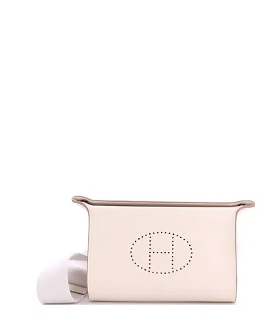 Pre-owned Pre-owned Hermes  Hermes Videpoches Bag Togo In Neutral