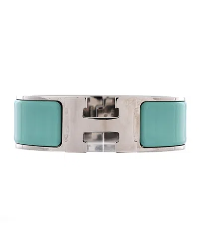 Pre-owned Pre-owned Hermes  Hermes Wide Clic H Bracelet Enamel