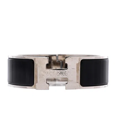 Pre-owned Pre-owned Hermes  Hermes Wide Clic H Bracelet Enamel