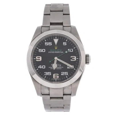 Pre-owned Rolex  Rolex Oyster Perpetual Air King Chronometer Automatic Watch Stainless Steel 40 In Silver