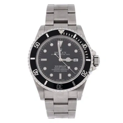 Pre-owned Rolex  Rolex Oyster Perpetual Sea-dweller Automatic Watch Stainless Steel 40 In Silver