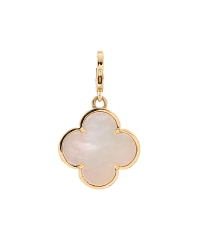 Pre-owned Pre-owned Van Cleef & Arpels  Van Cleef & Arpels Magic Alhambra Pendant Charm 18k Gold And Mother Of Pearl