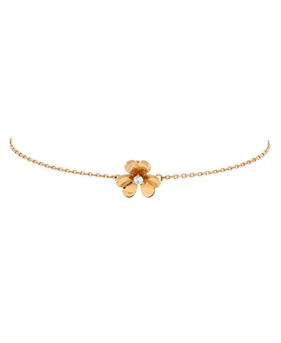 Pre-owned Pre-owned Van Cleef & Arpels  Van Cleef & Arpels Mini Frivole Bracelet 18k Gold With Diamond