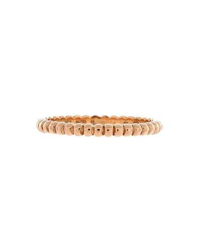 Pre-owned Pre-owned Van Cleef & Arpels  Van Cleef & Arpels Small Perlee Ring 18k Rose Gold