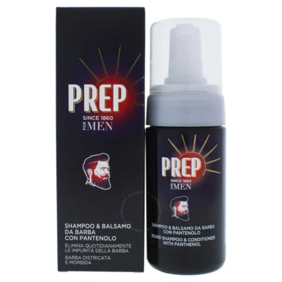 Prep Beard Shampoo And Conditioner With Panthenol By  For Men - 3.4 oz Shampoo And Conditioner In White