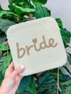 Prep Obsessed Bride Beaded Square Bag In Multi