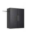 Prepac 24" Hang-ups Upper Storage Cabinet In Black