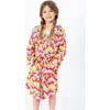 Preppy Goose Groovy Smiles Plush Robe